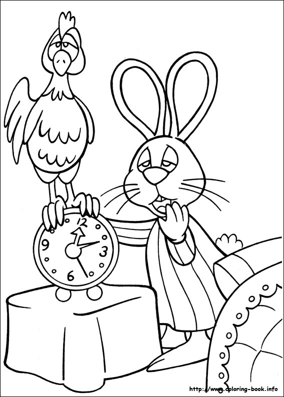 Peter Cottontail coloring picture